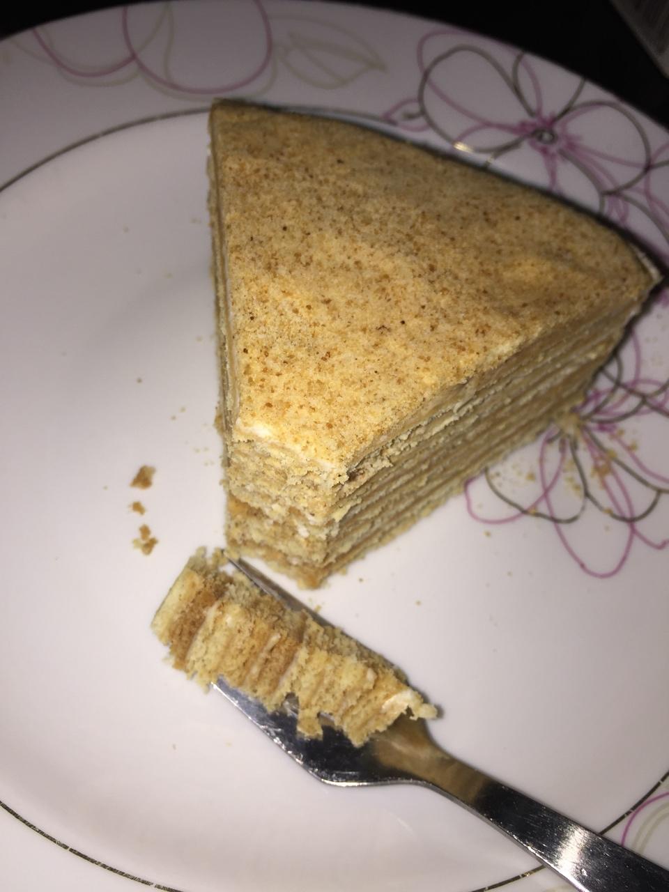 俄罗斯蜂蜜蛋糕   千层蛋糕【又名提拉米苏】