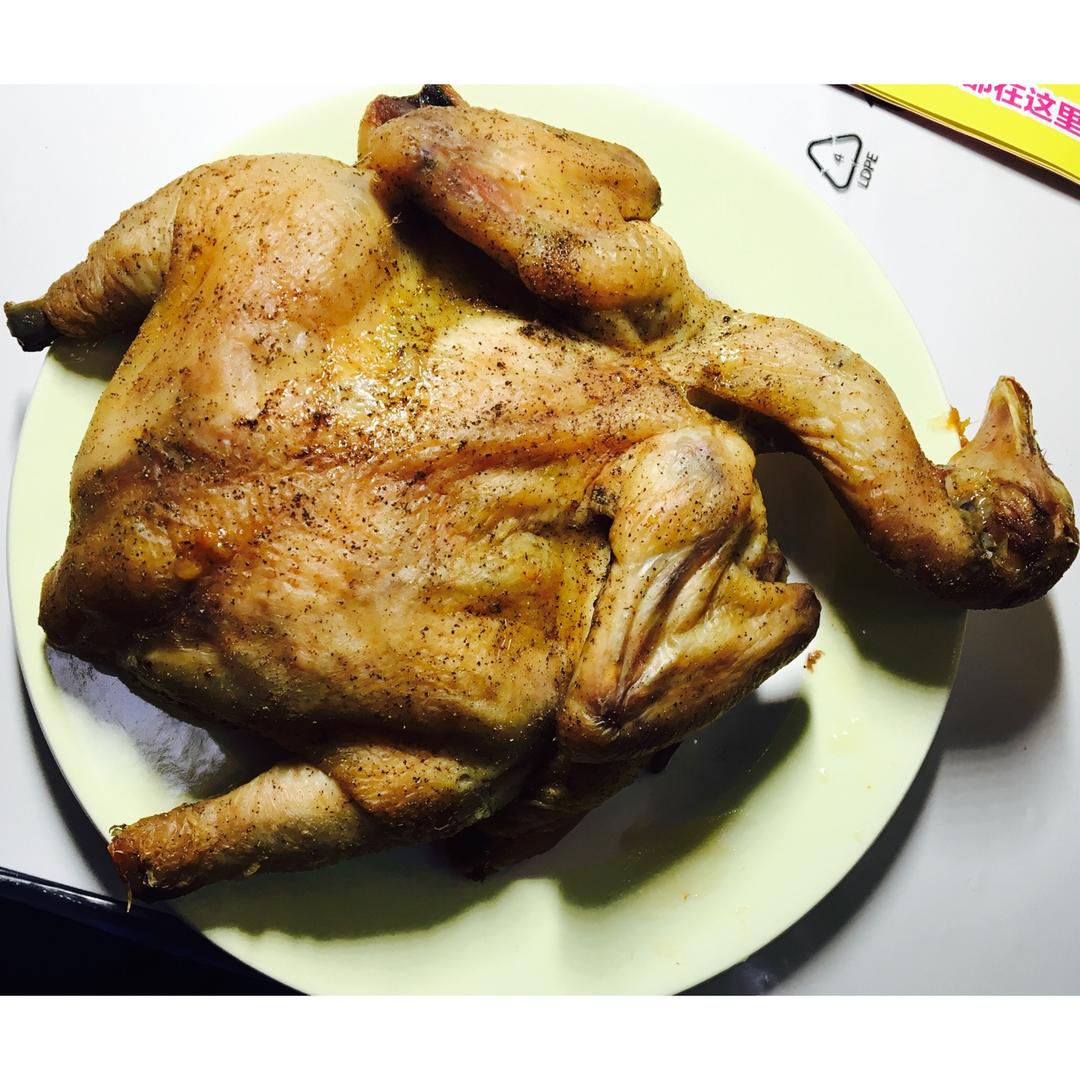 田螺姑娘超级简单不用腌制脆皮烤鸡