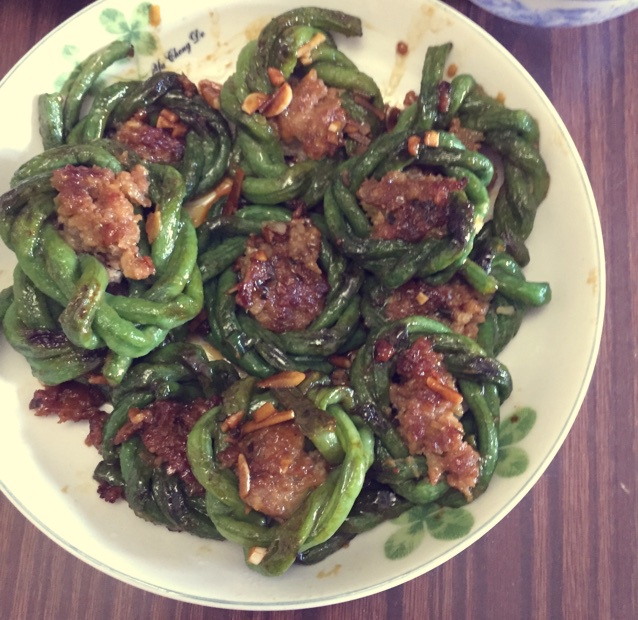 豇豆酿肉