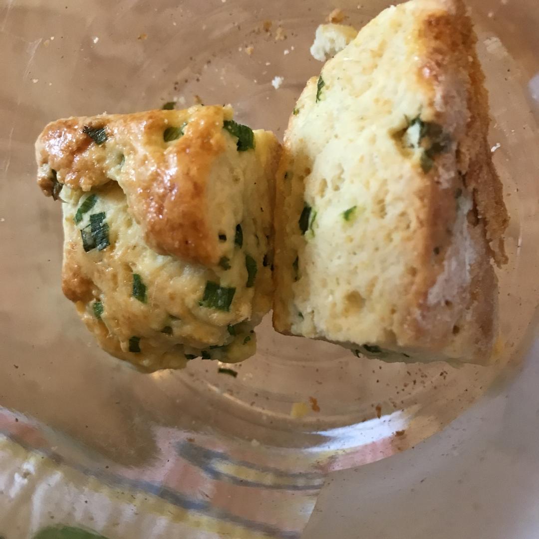 葱火腿司康