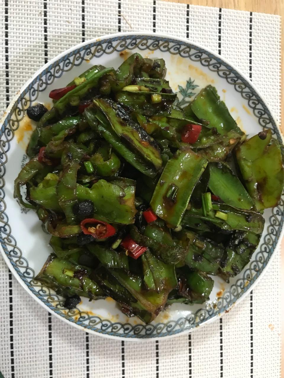 尚可饭做的豆豉蒜泥炒龙豆