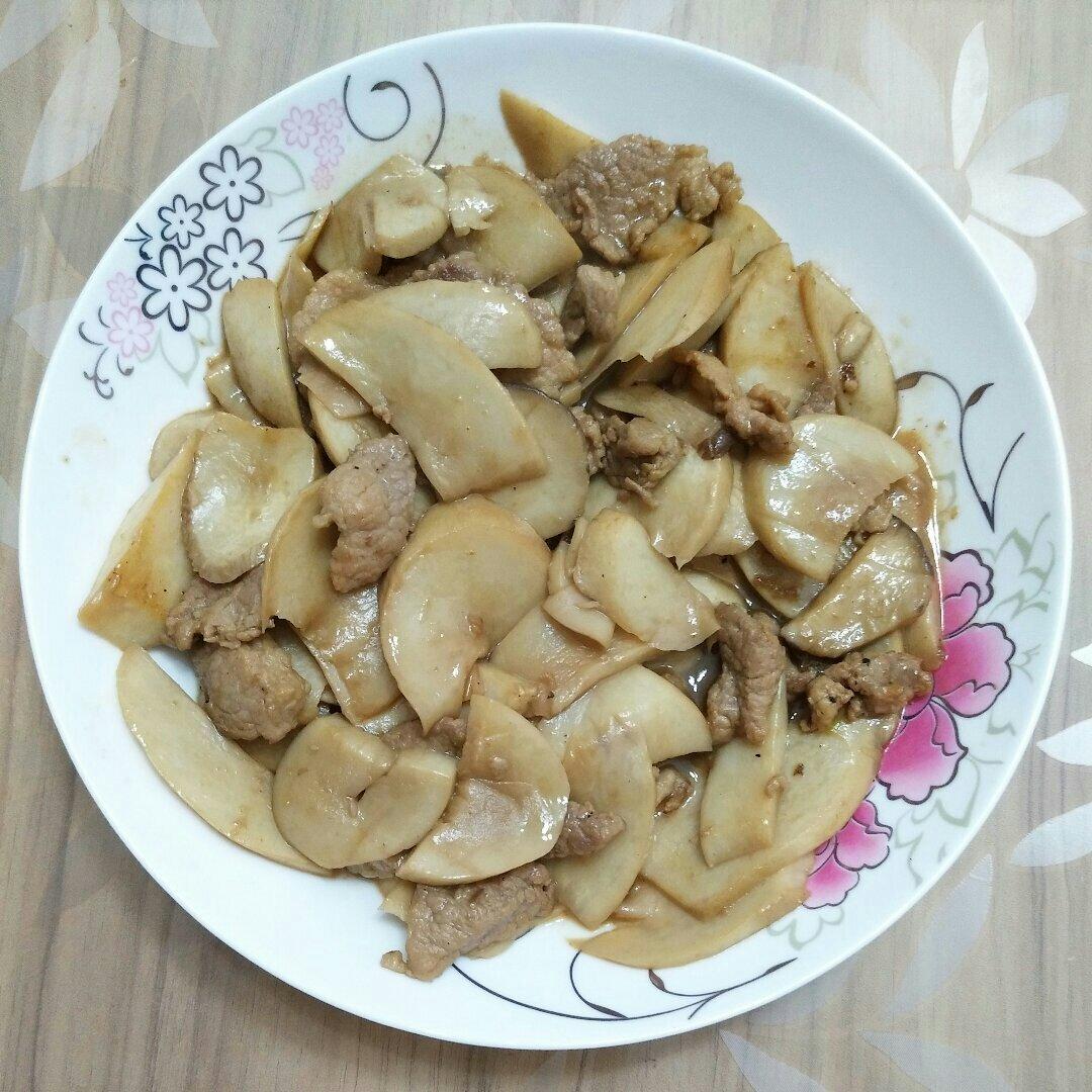 肉炒杏鲍菇