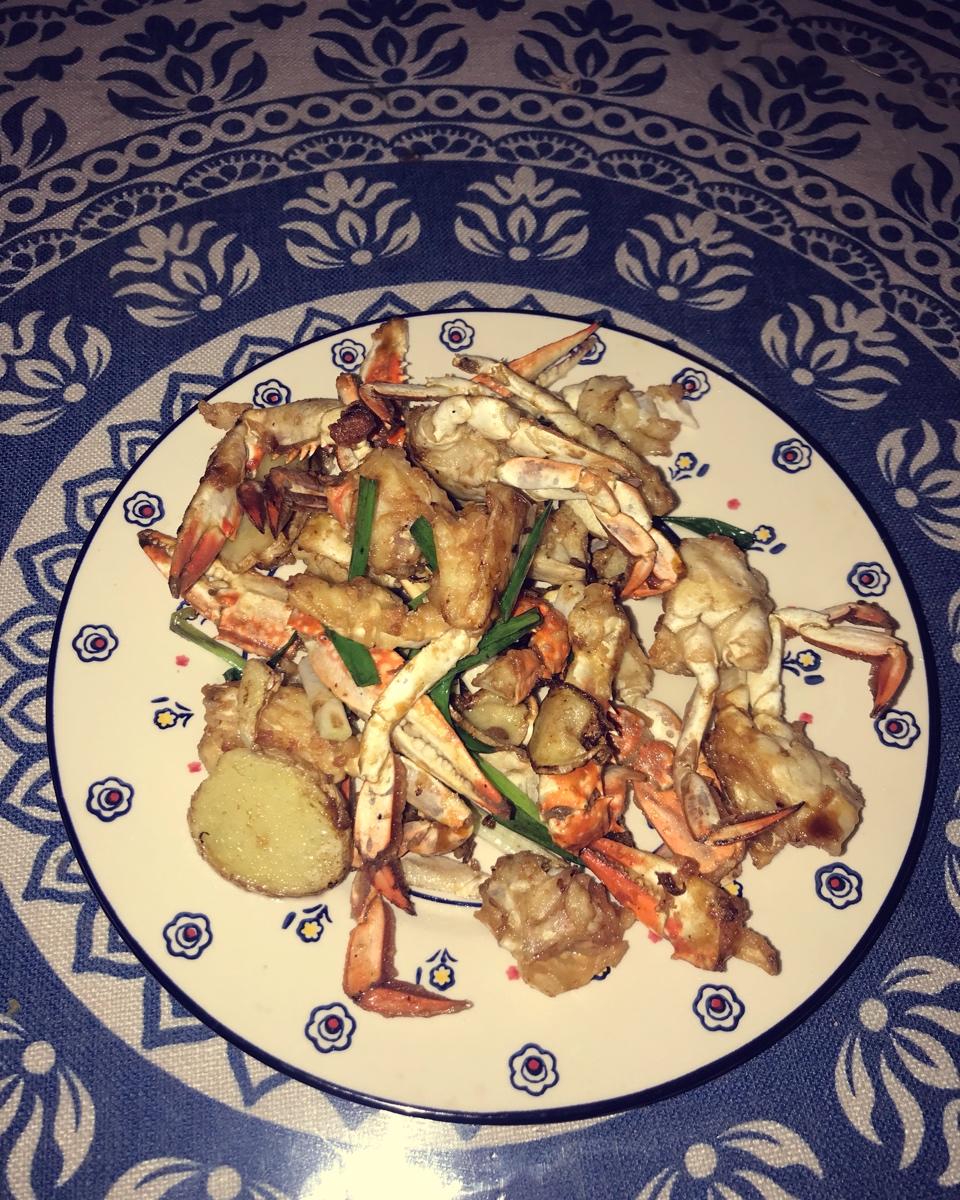 葱姜炒蟹 Fried Crabs