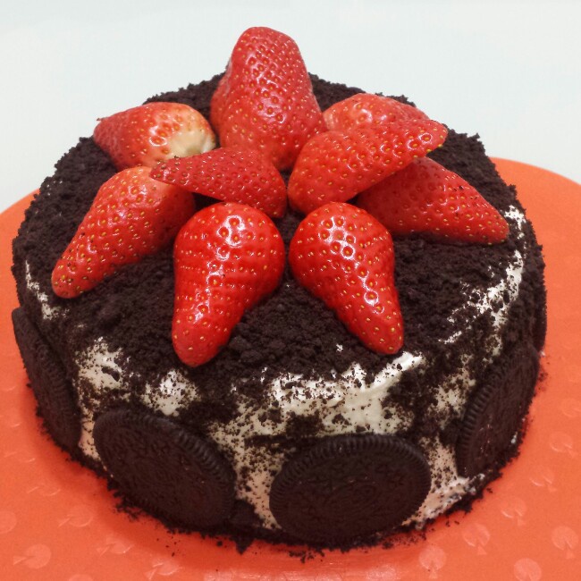 奥利奥水果奶油蛋糕