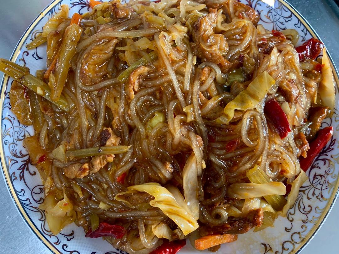 泡菜苕粉肉丝