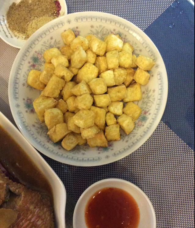 空气炸锅豆腐