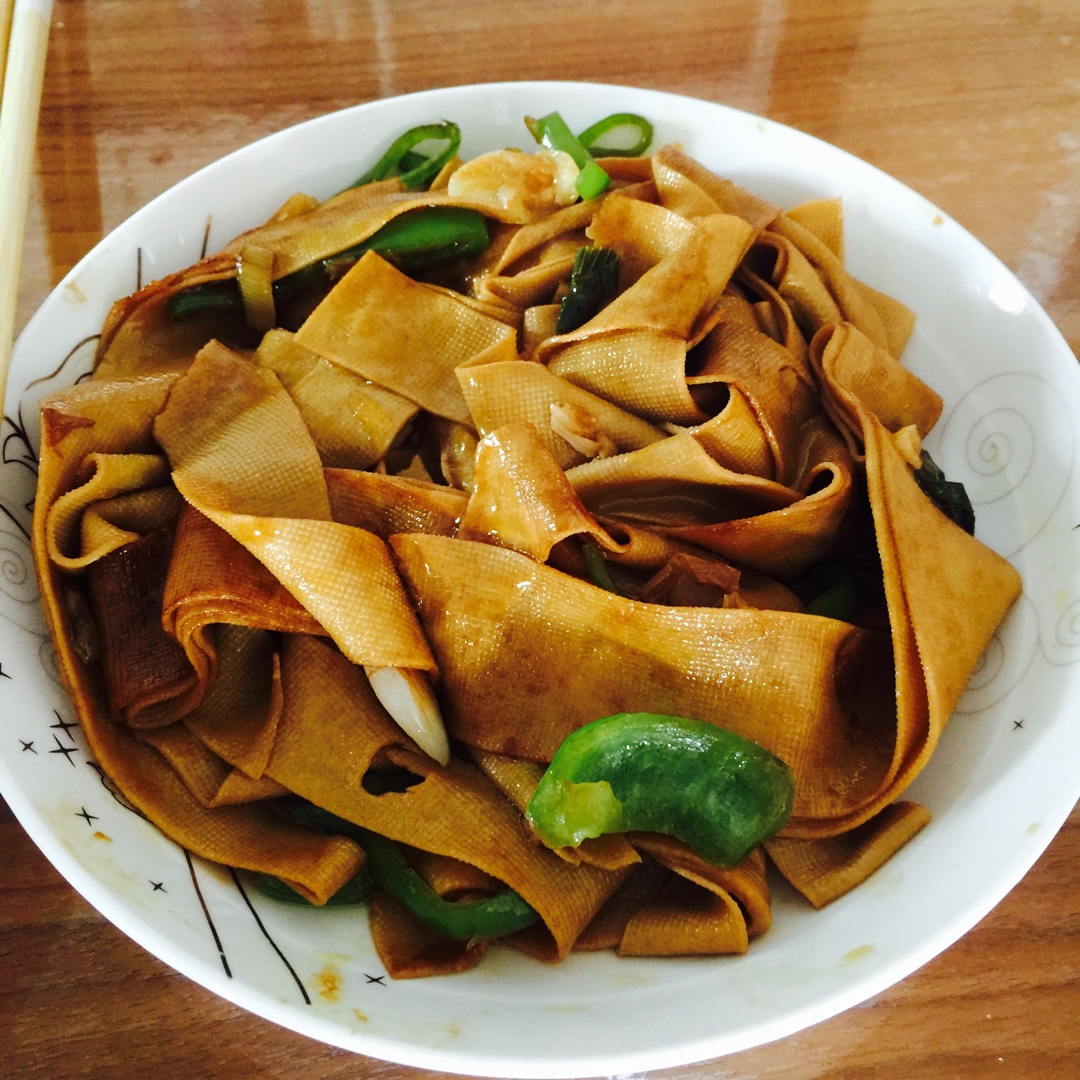 可口可乐呵呵呵做的酱焖干豆腐