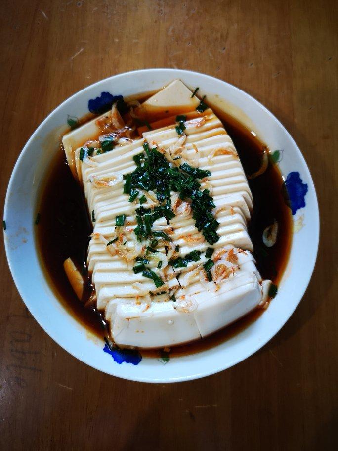 凉拌嫩豆腐