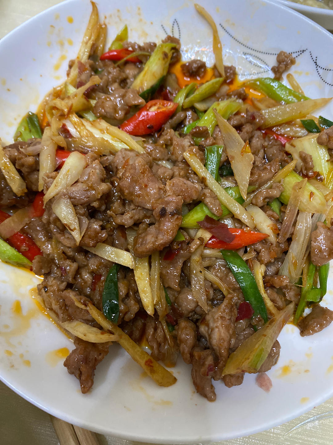 仔姜牛肉丝