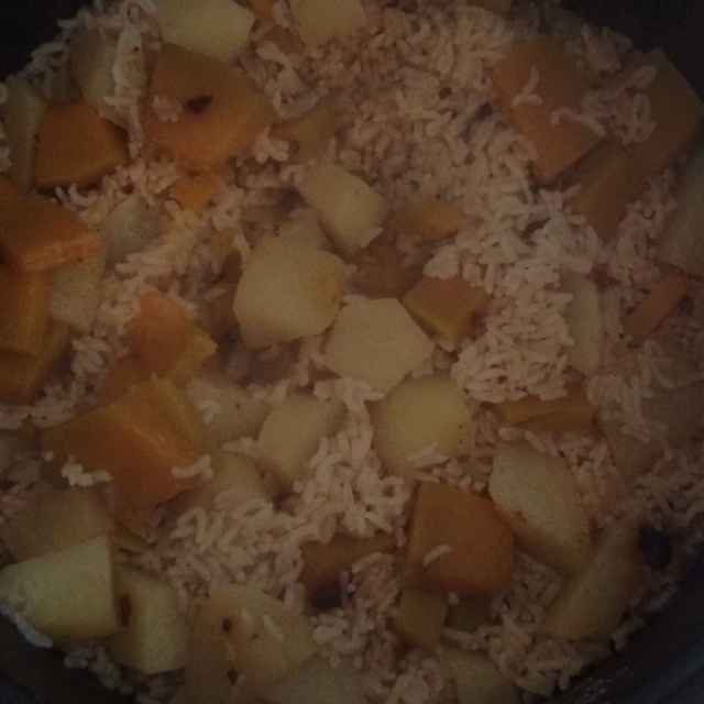 煎土豆焖饭