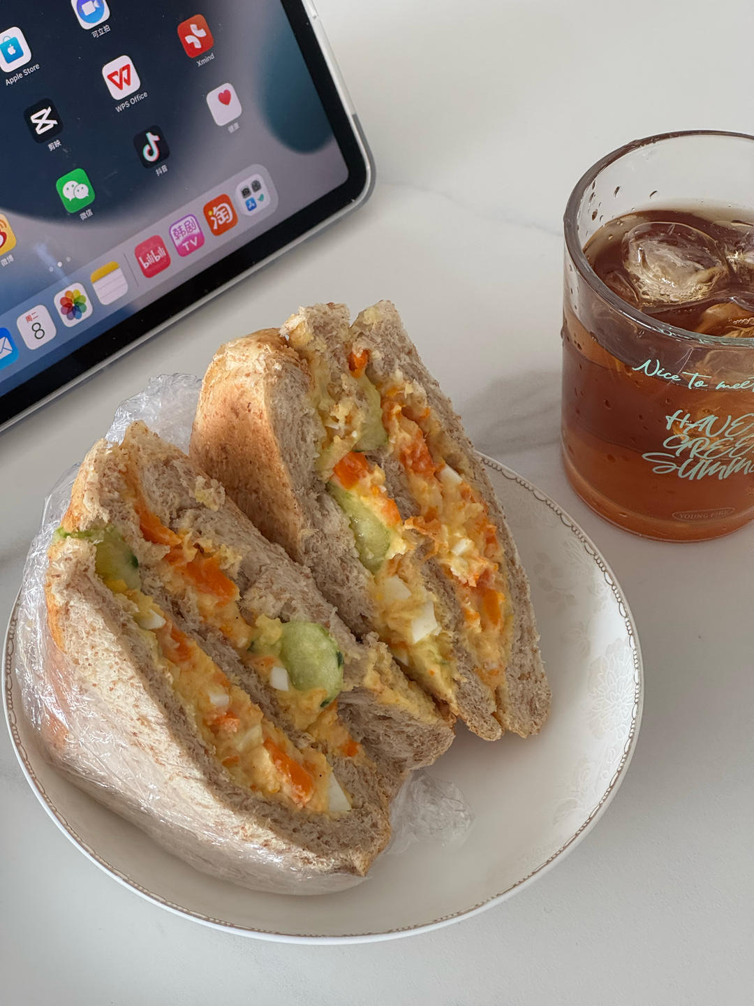 土豆泥三明治