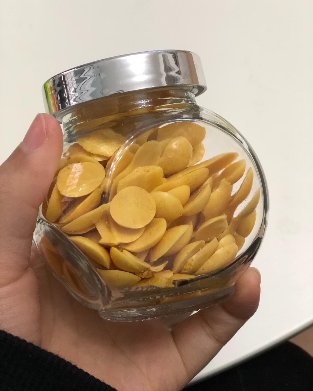 入口即化的无添加蛋黄溶豆