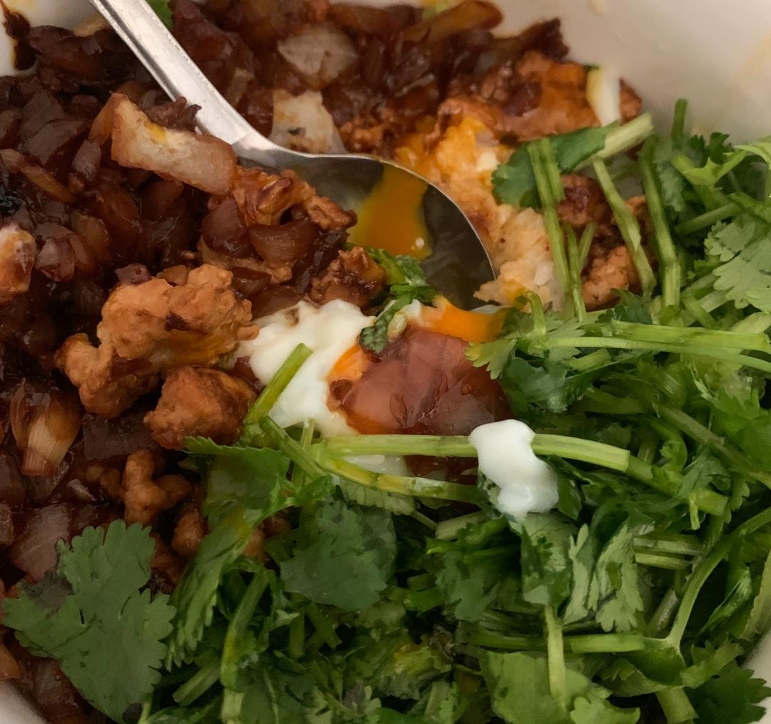 香菜肉末拌饭|一厨十好