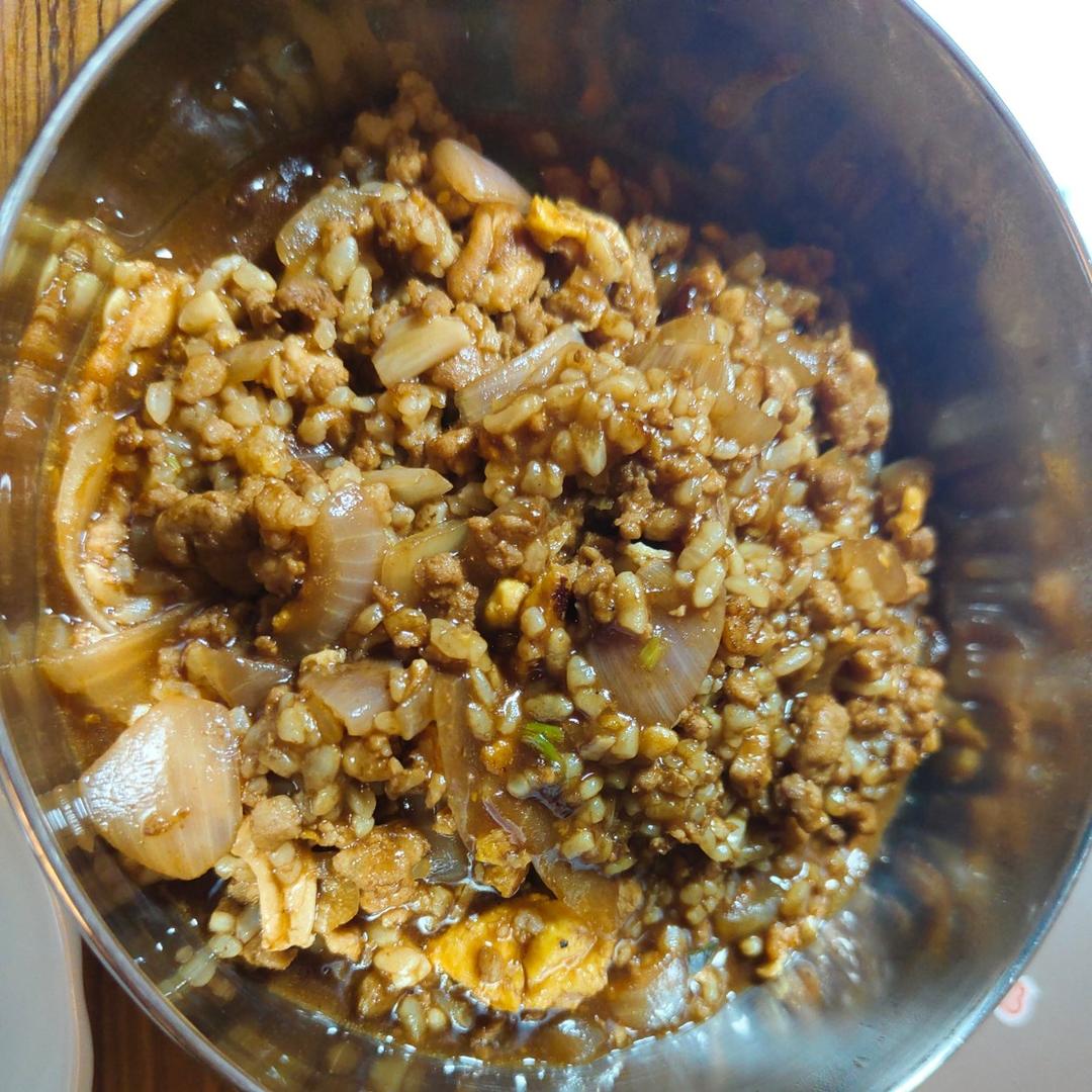 肉沫洋葱鸡蛋