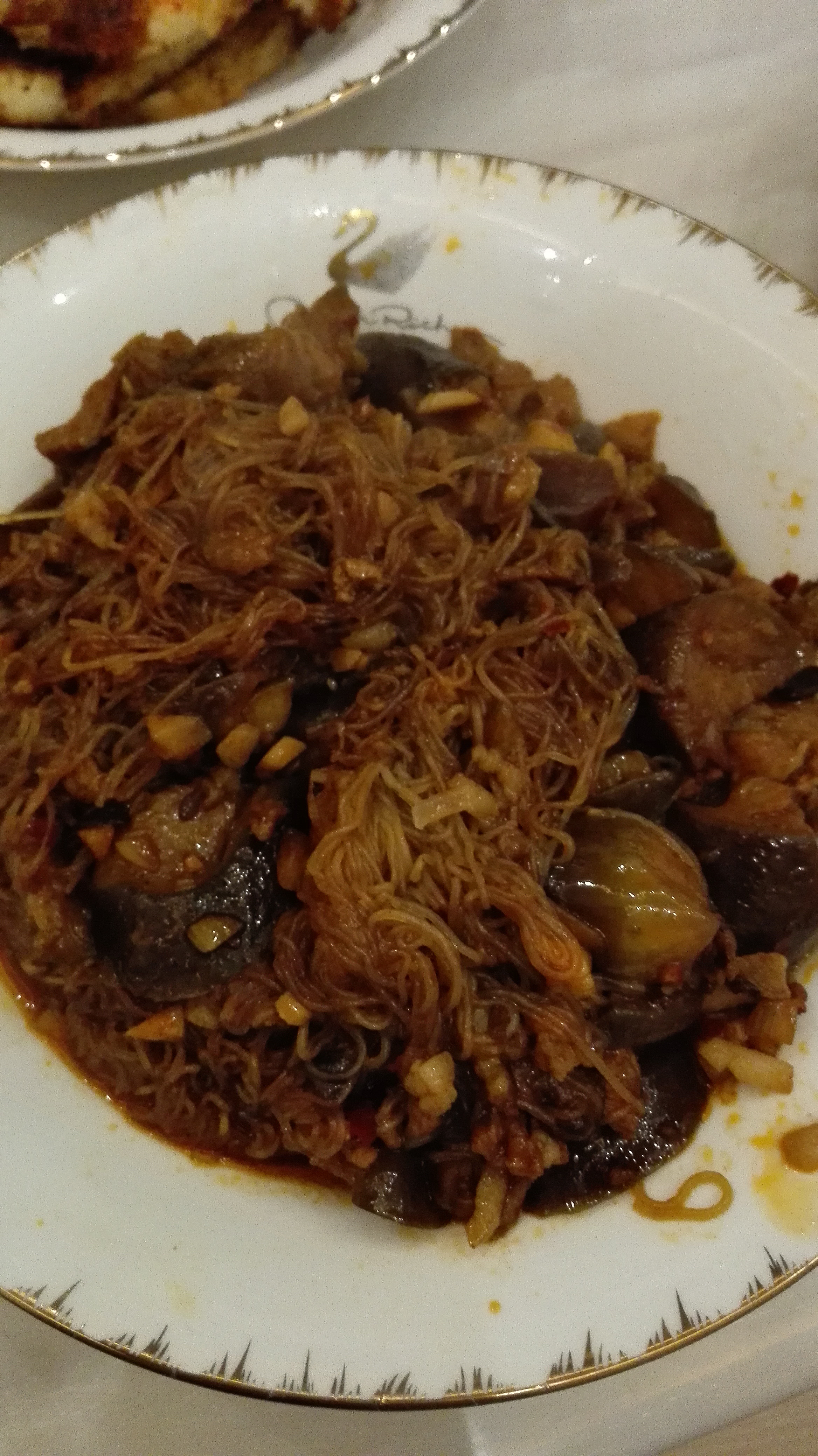 肉末茄子粉丝煲