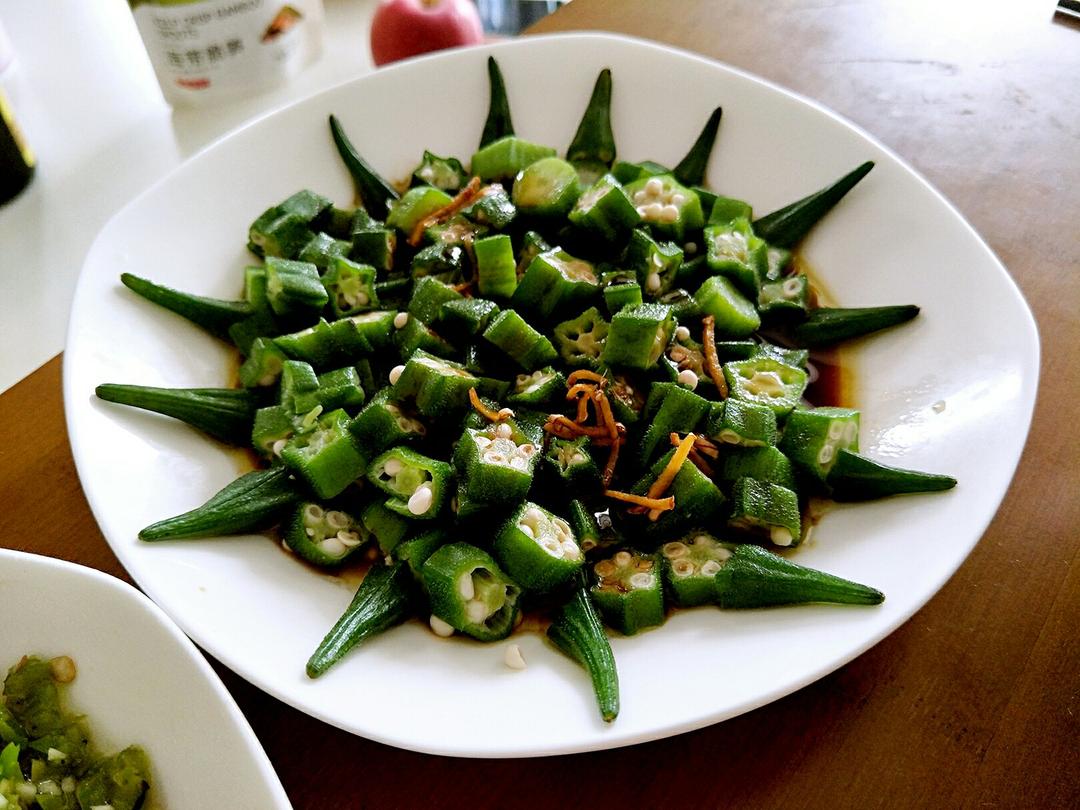 【白灼秋葵】清爽简单