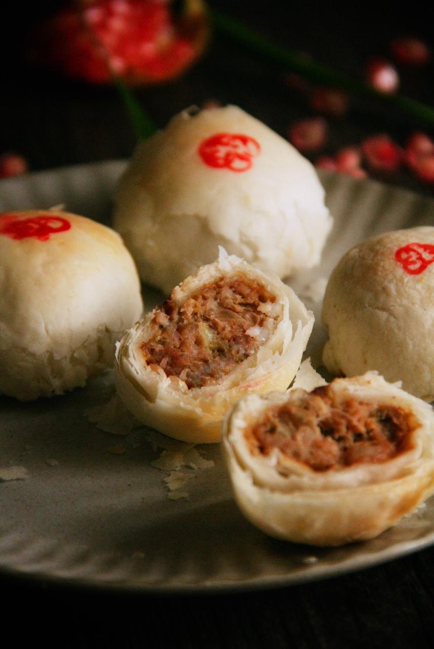 泳式鲜肉榨菜月饼