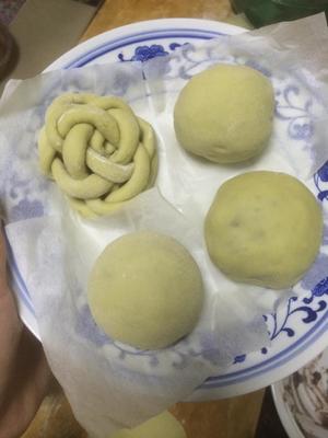 抹茶牛奶红豆包的做法 步骤9