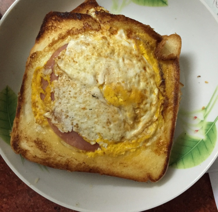 电饼铛版吐司煎蛋