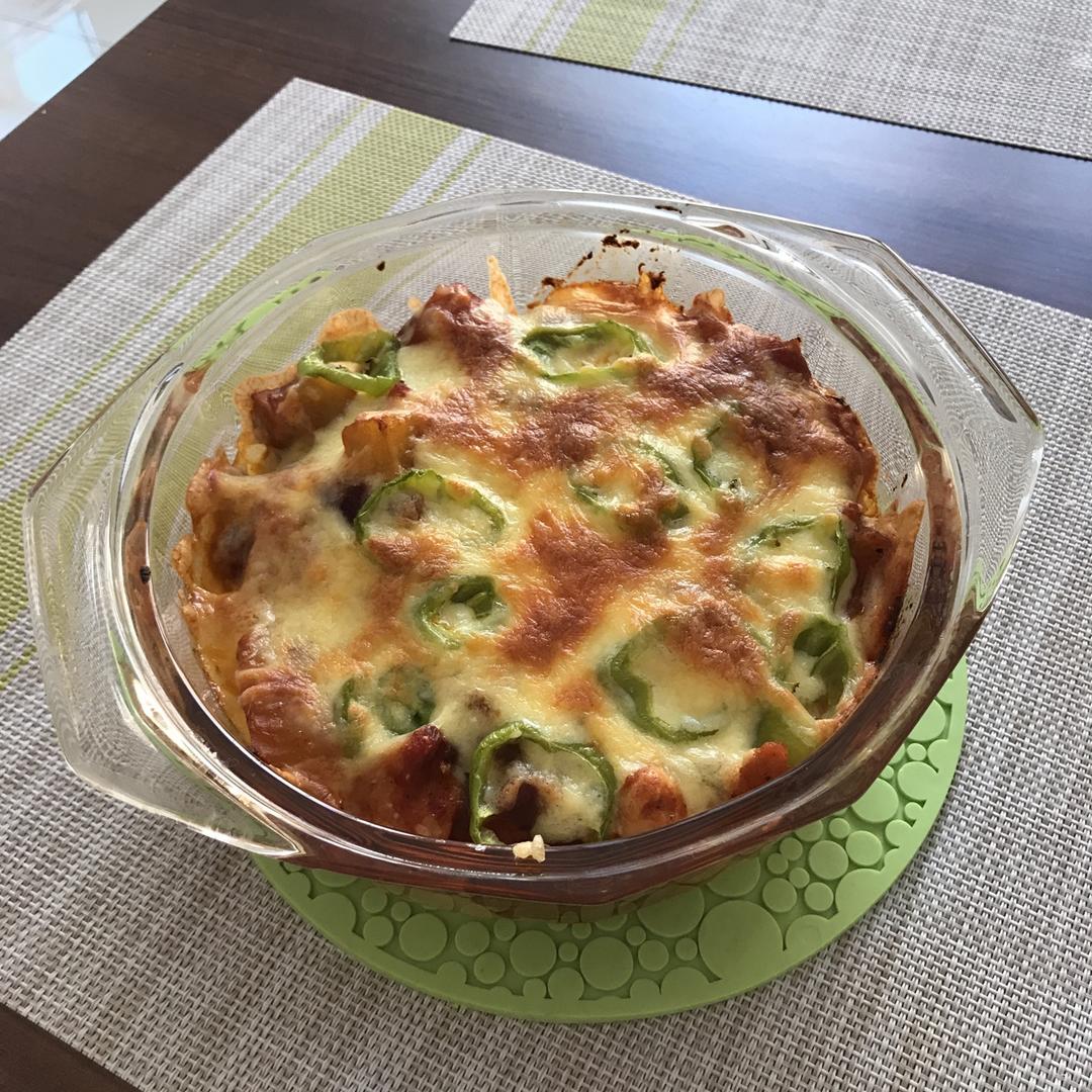 番茄鸡肉浓情焗饭【两人份】