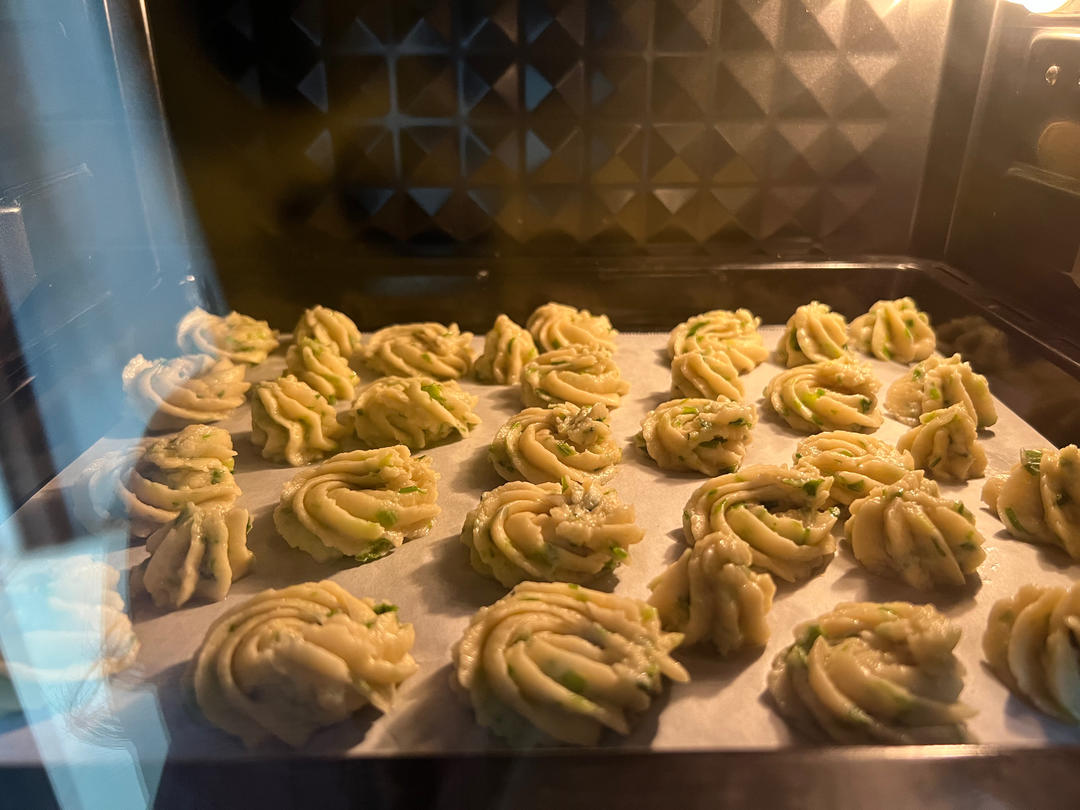 葱香曲奇——酥脆的咸味饼干