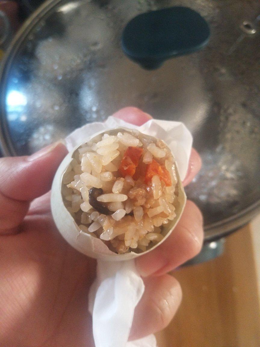 咸鸭蛋糯米饭～