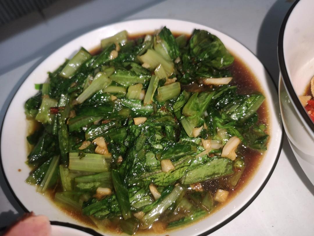 蒜蓉油麦菜（蚝油）