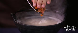 【清·凌霜粳米粥 】一碗清粥“柿柿”安顺的做法 步骤3