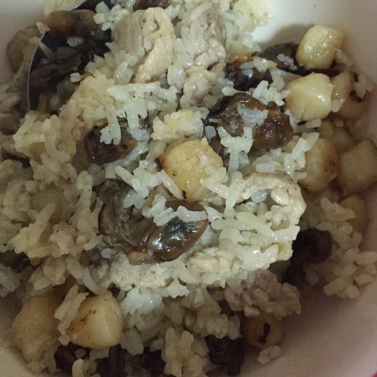 蚝干虾米干贝爆肉香饭
