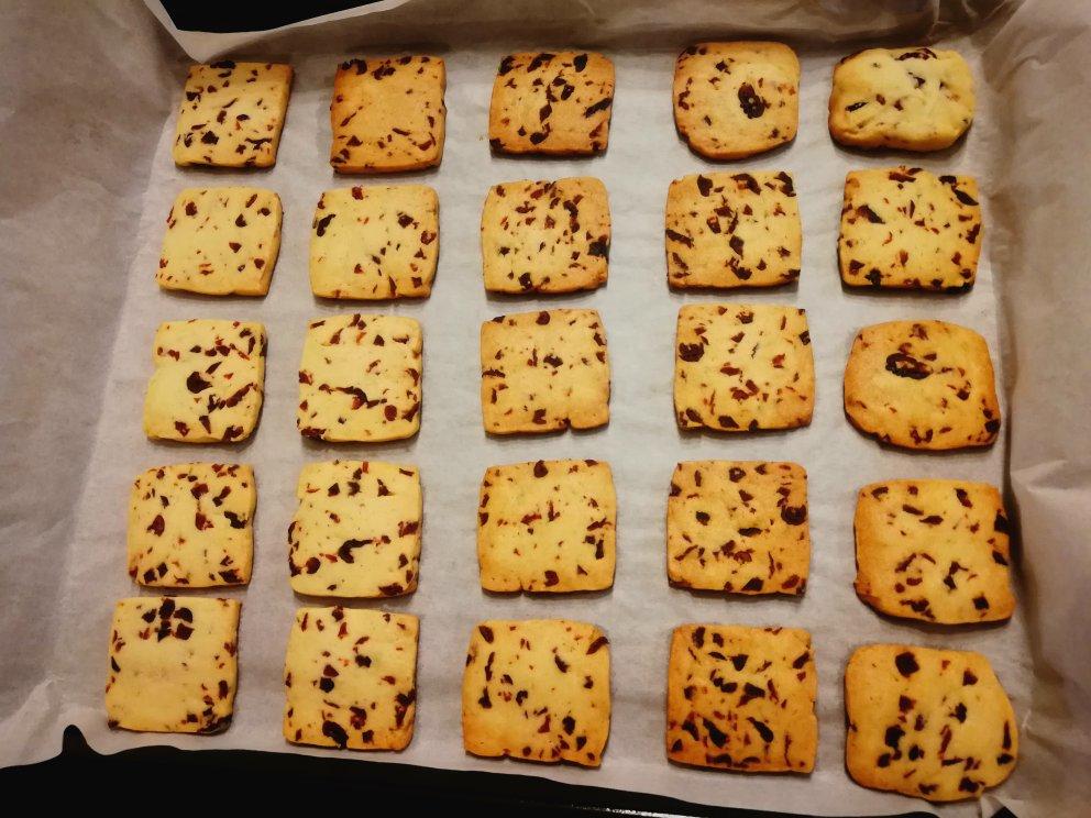 低糖少油版蔓越莓饼干