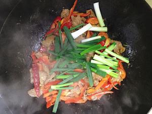 红椒葱香牛肉[生酮 低碳 ]的做法 步骤8