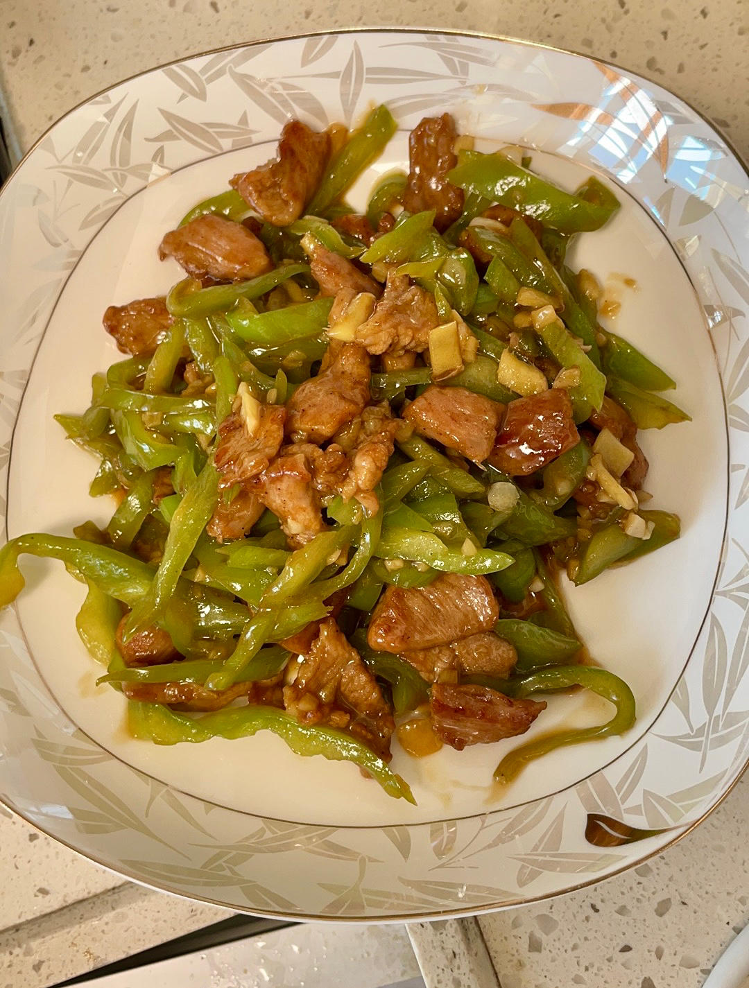 好吃到停不下来的青椒炒肉丝