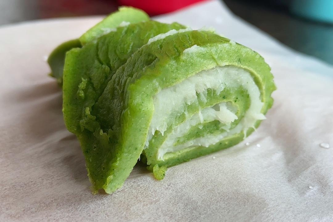 菠菜山药卷