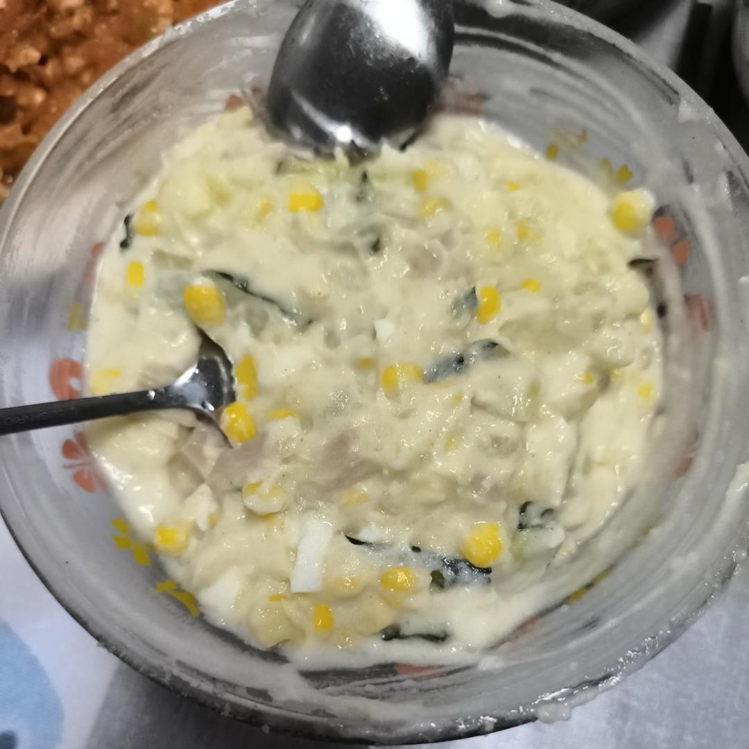 🔥爆好吃的鸡蛋土豆泥沙拉