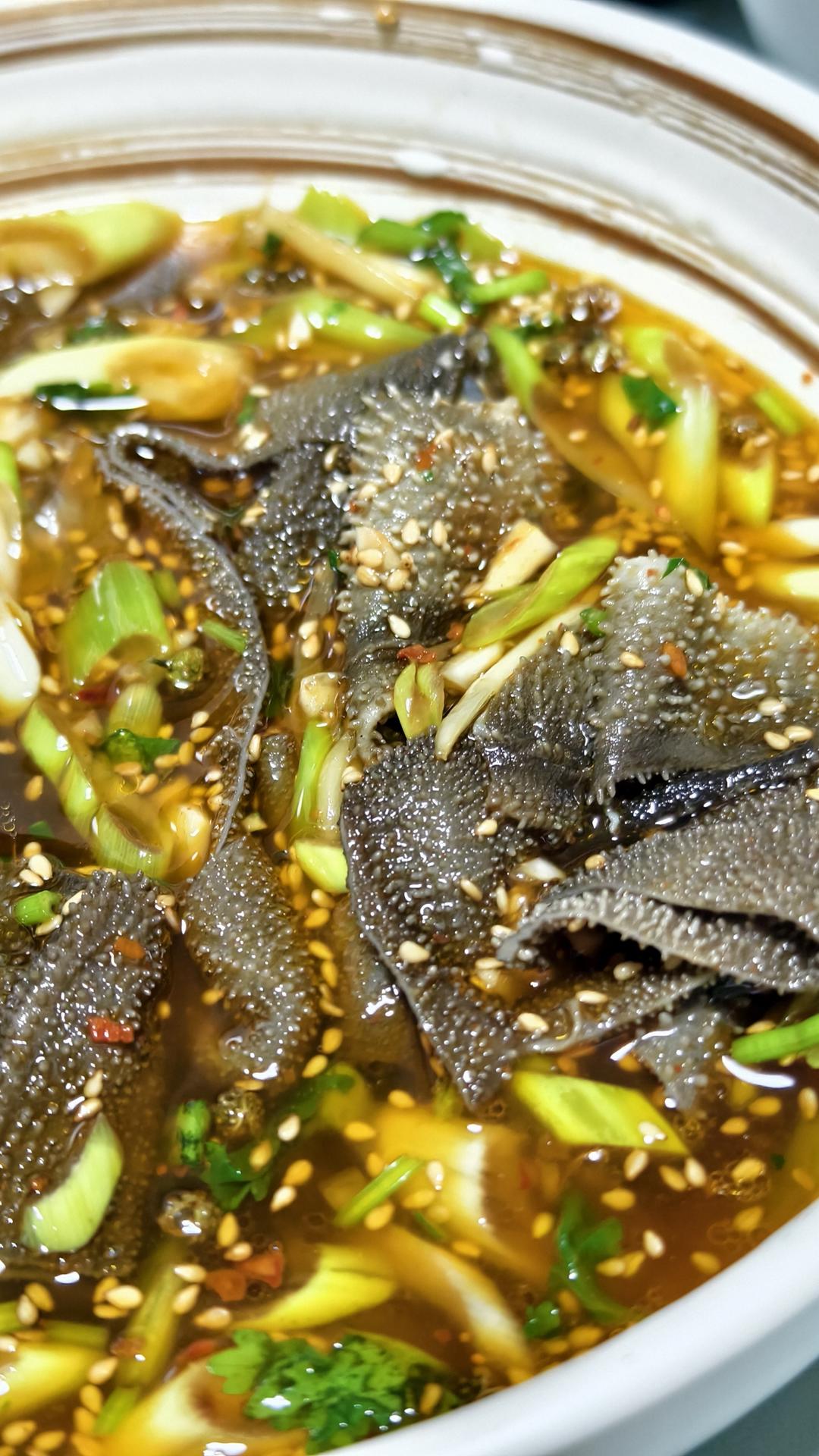 凉拌牛百叶 炝毛肚