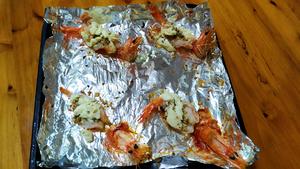 芝士蒜蓉焗大虾（烤箱简易版）的做法 步骤10