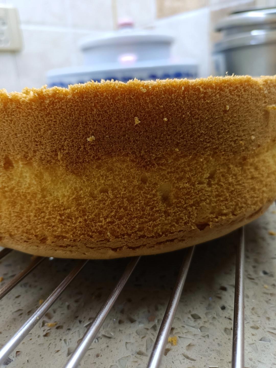 戚风蛋糕（不回缩，裱花打底首选）