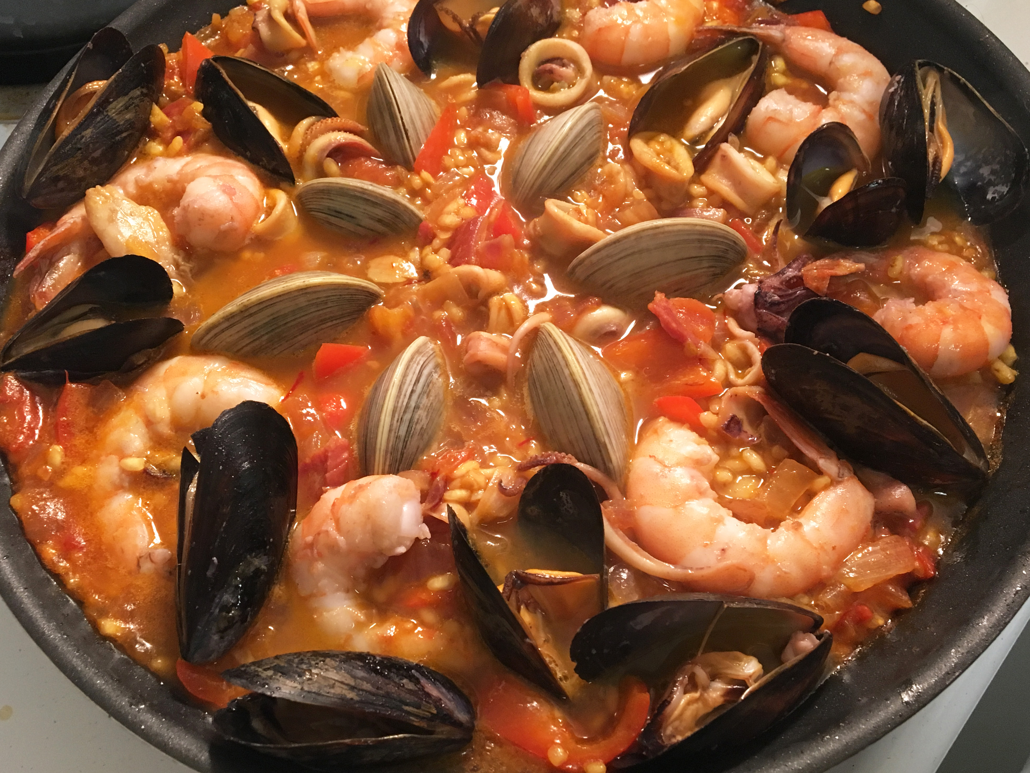 25分钟搞定Paella西班牙海鲜饭的做法 步骤12