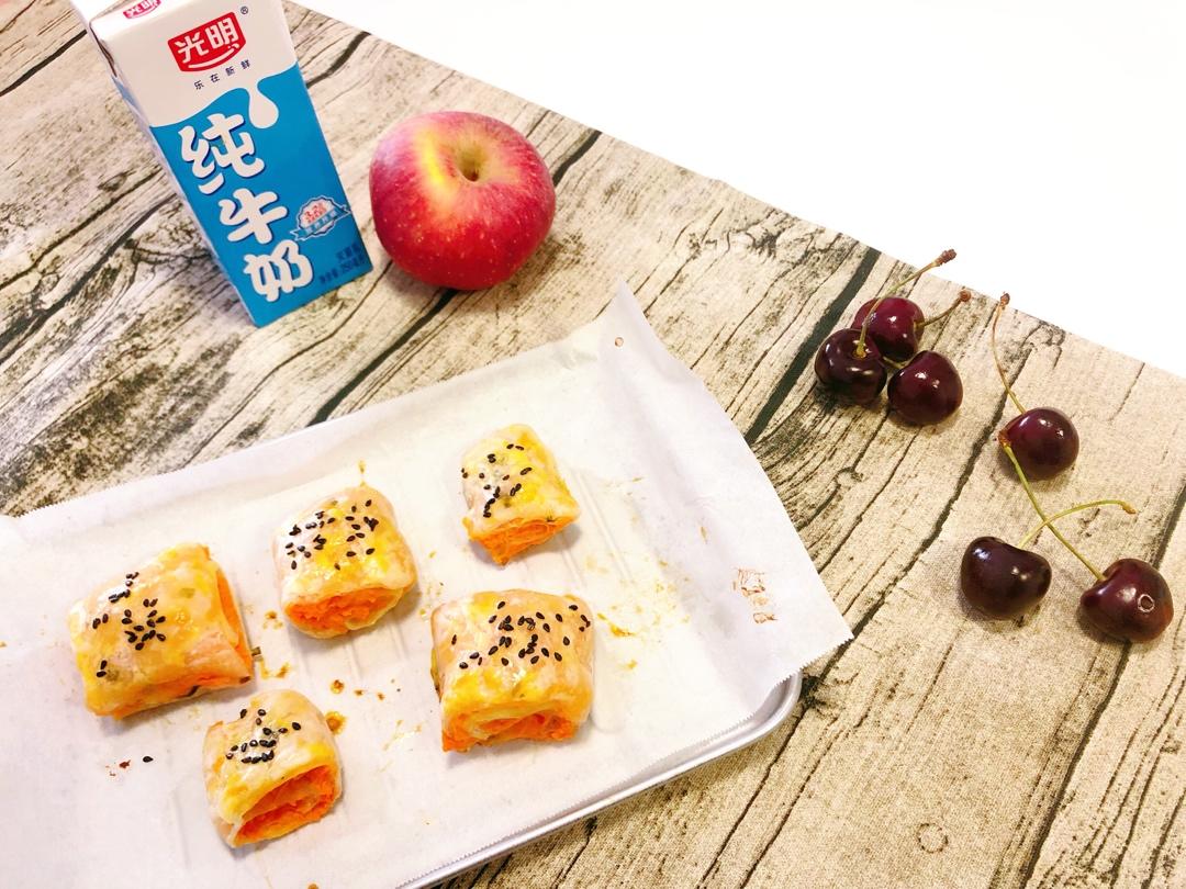 酥掉渣🔥无需和面❗️手抓饼蛋黄酥