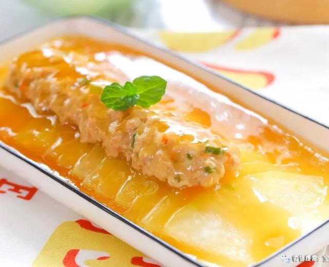 肉末蒸冬瓜 宝宝辅食食谱的做法