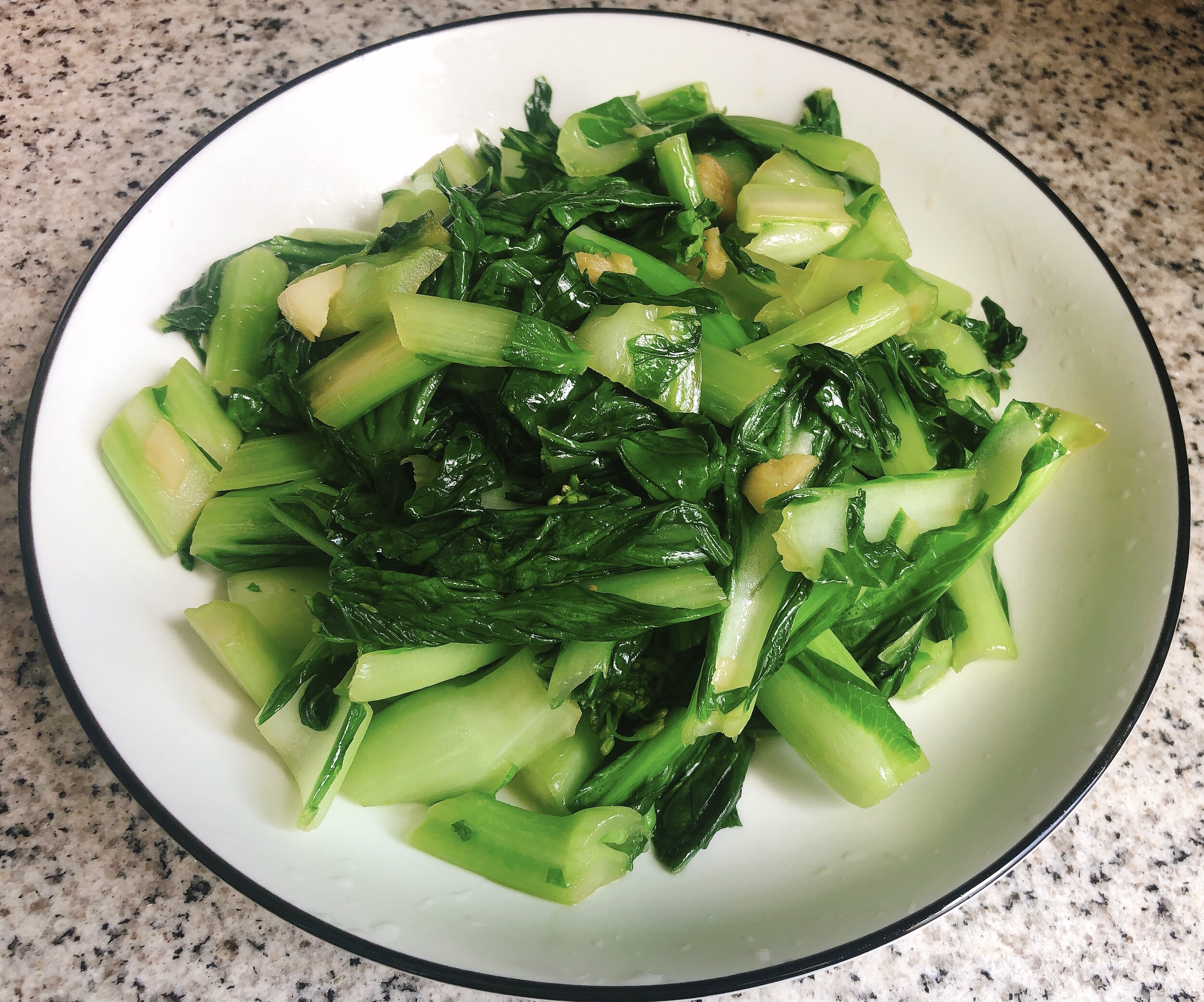 清炒白菜苔，脆嫩又好吃！