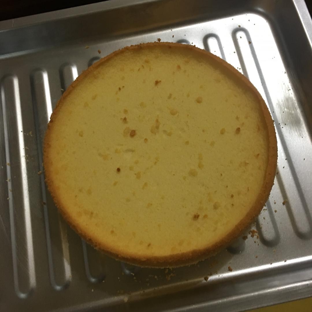 八寸戚风蛋糕（生日蛋糕坯）附六寸配单