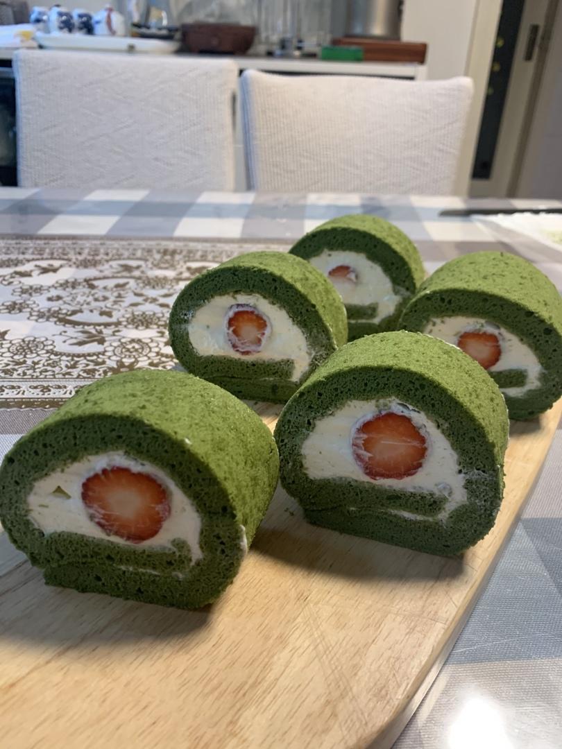日式抹茶蛋糕卷