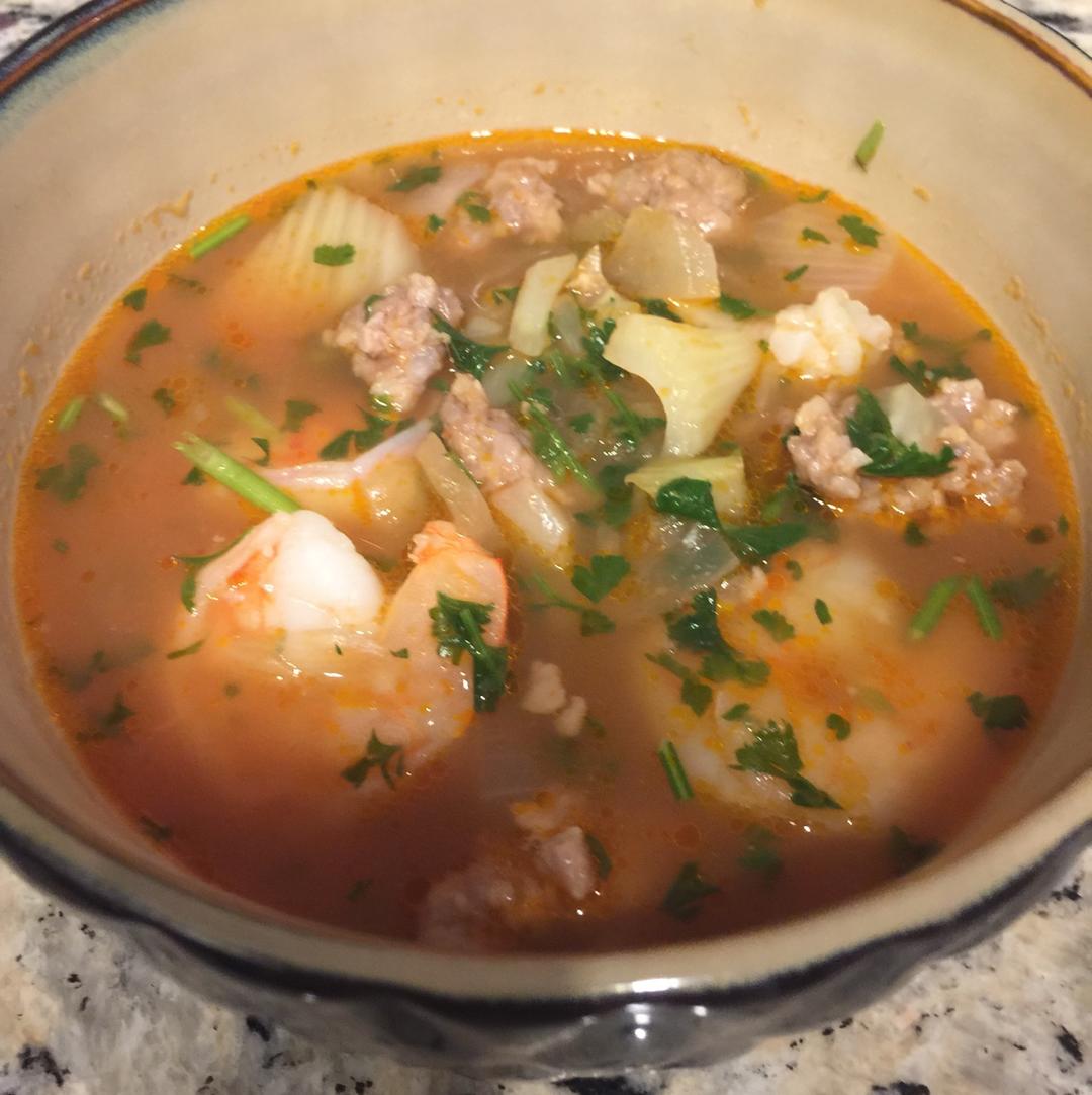 意式sausage shrimp cioppino