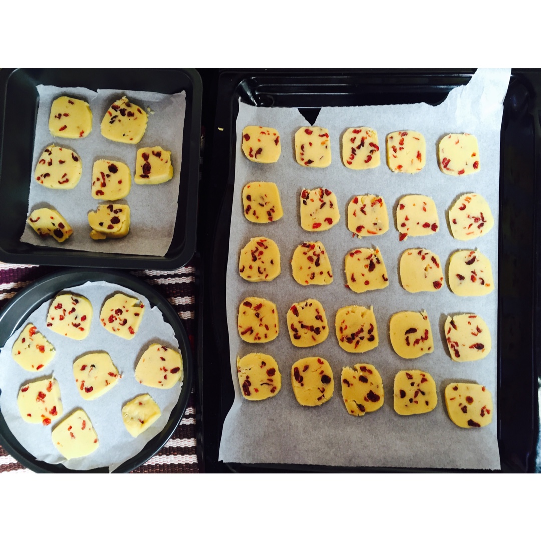 低糖少油版蔓越莓饼干