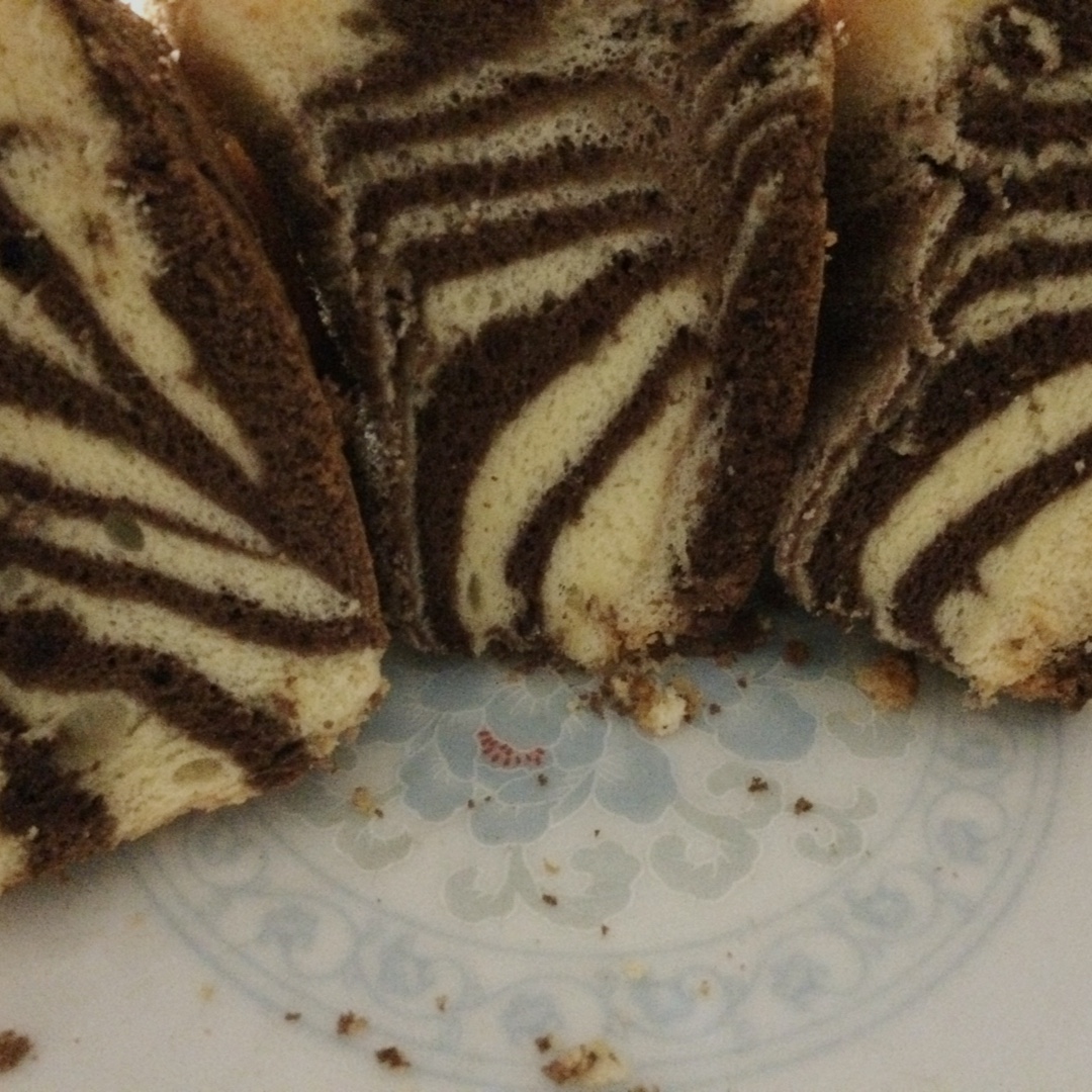 斑马纹戚风蛋糕