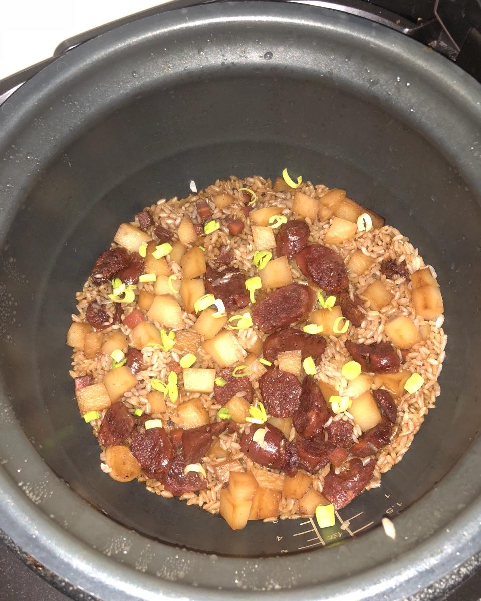 好吃上天的腊肠焖饭