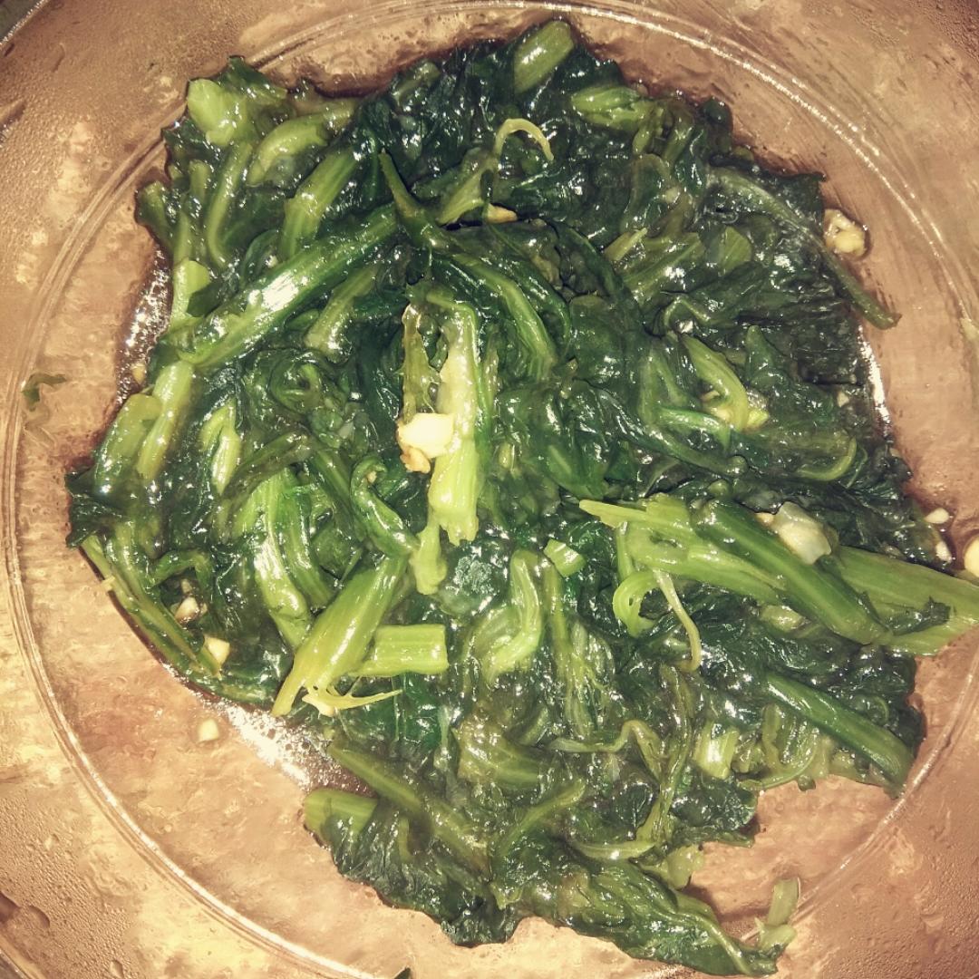 粉蒸茼蒿
