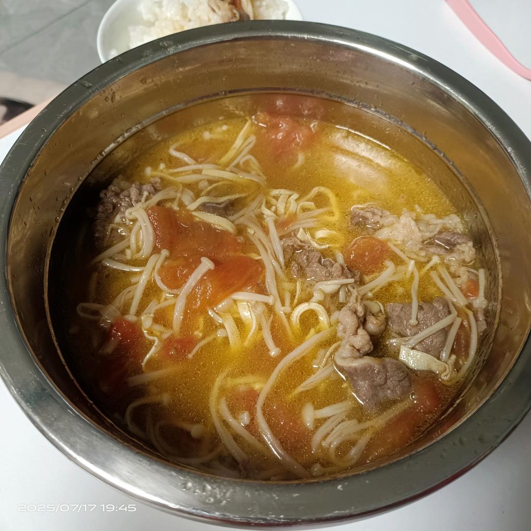 低脂低卡～营养又下饭的番茄金针菇