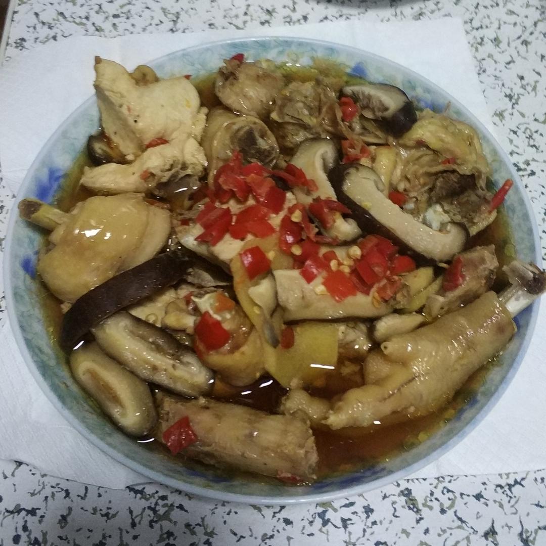 香菇蒸鸡